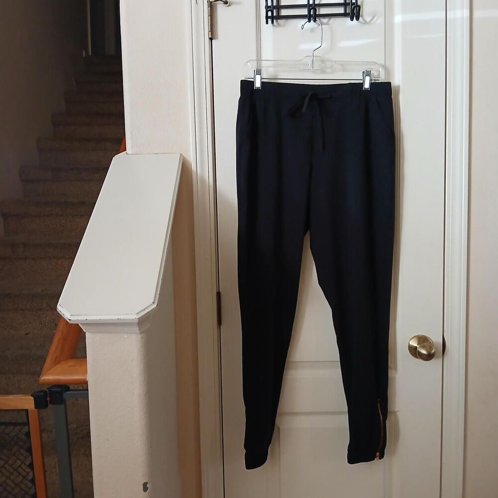 Albion Fit Black Jetsetters Jogger Pants Medium Tall Athleisure Gorpcore Travel